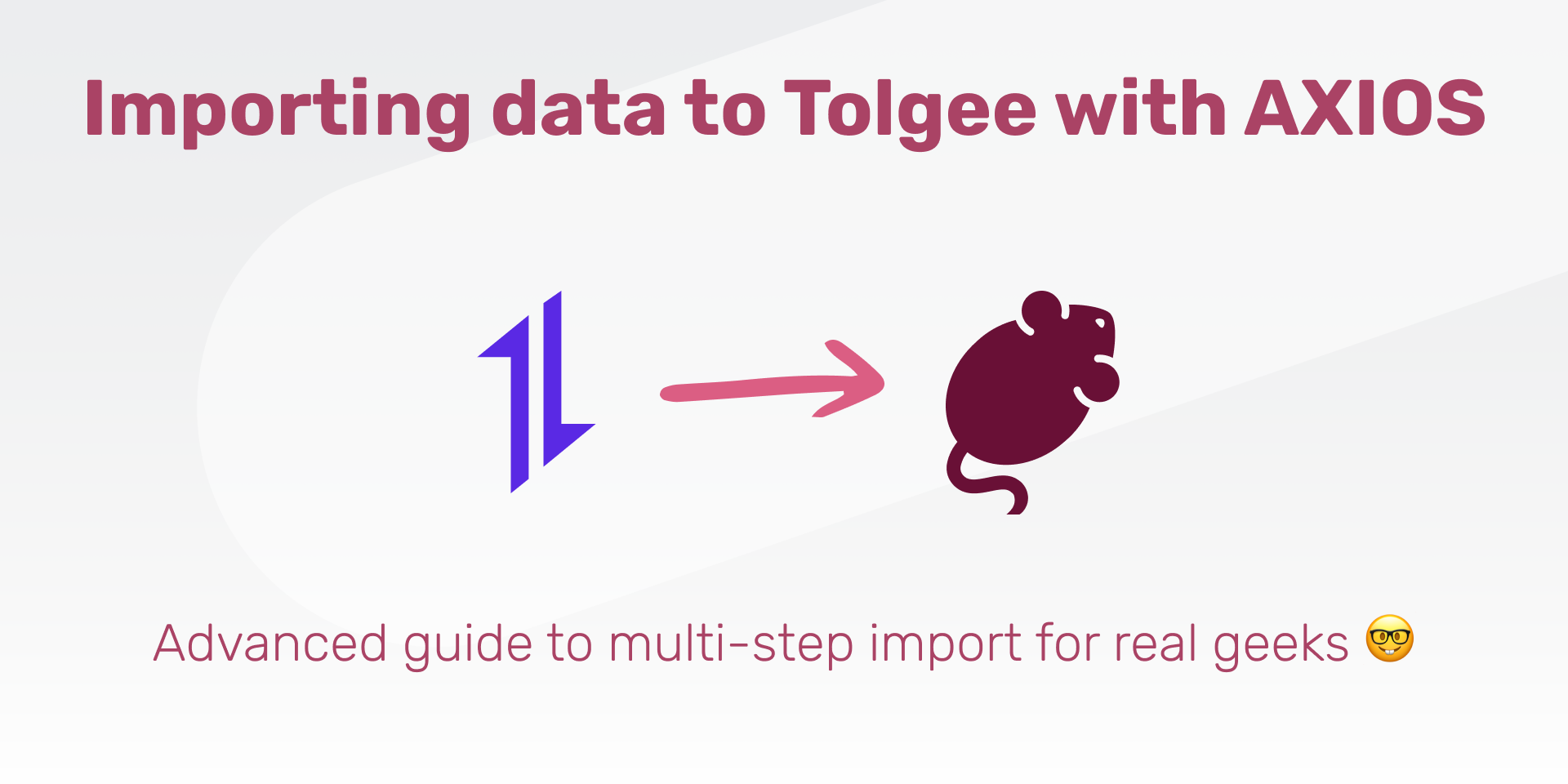 Importing data to Tolgee using Axios